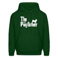 The Pugfather Men's Hoodie - forest green