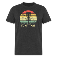 I'd Hit That Disc Golf Unisex Classic T-Shirt - heather black