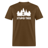 Stupid Tree Unisex Classic T-Shirt - brown