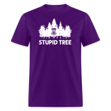 Stupid Tree Unisex Classic T-Shirt - purple