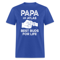 Papa and Atlas Best Buds for Life Unisex Classic T-Shirt - royal blue