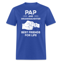 Pap and Granddaughter Best Friends for Life Unisex Classic T-Shirt - royal blue