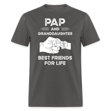 Pap and Granddaughter Best Friends for Life Unisex Classic T-Shirt - charcoal