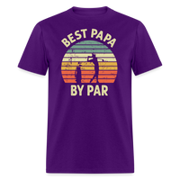 Best Papa By Par Unisex Classic T-Shirt - purple