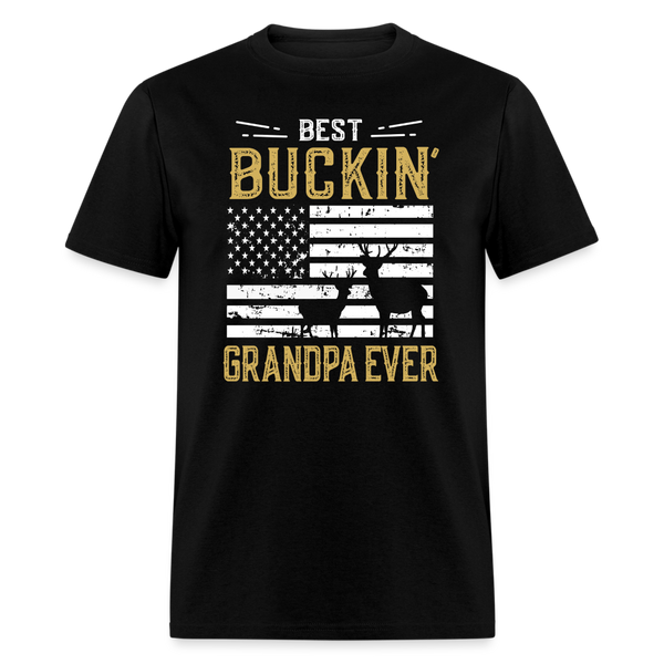 Best Buckin Grandpa Ever Unisex Classic T-Shirt - black