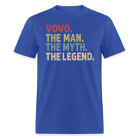Vovo the Man the Myth the Legend Unisex Classic T-Shirt - royal blue