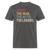 Vovo the Man the Myth the Legend Unisex Classic T-Shirt - charcoal