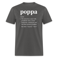 Poppa Definition Unisex Classic T-Shirt - charcoal