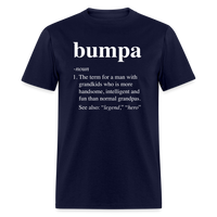 Bumpa Definition Unisex Classic T-Shirt - navy