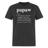 Papaw Definition Unisex Classic T-Shirt - heather black