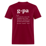 G-Pa Unisex Classic T-Shirt - burgundy