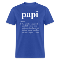 Papi Definition Unisex Classic T-Shirt - royal blue