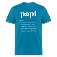 Papi Definition Unisex Classic T-Shirt - turquoise