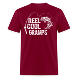 Reel Cool Gramps Unisex Classic T-Shirt - burgundy