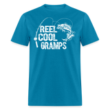 Reel Cool Gramps Unisex Classic T-Shirt - turquoise