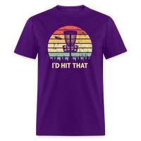 I'd Hit That Disc Golf Unisex Classic T-Shirt - purple