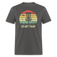 I'd Hit That Disc Golf Unisex Classic T-Shirt - charcoal