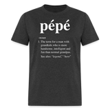 Pepe Definition Unisex Classic T-Shirt - heather black