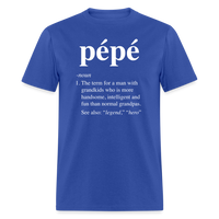 Pepe Definition Unisex Classic T-Shirt - royal blue