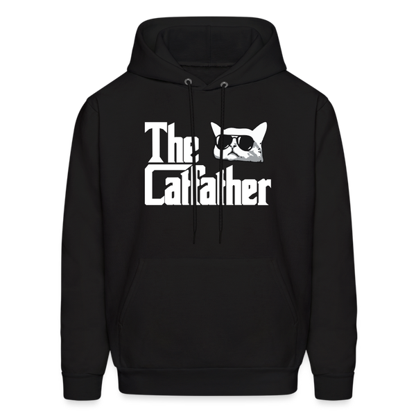 The Catfather Men's Hoodie - black