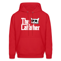 The Catfather Men's Hoodie - red