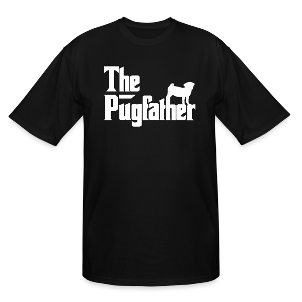 The Pugfather Men's Tall T-Shirt - black