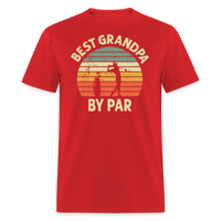 Best Grandpa By Par Unisex Classic T-Shirt - red