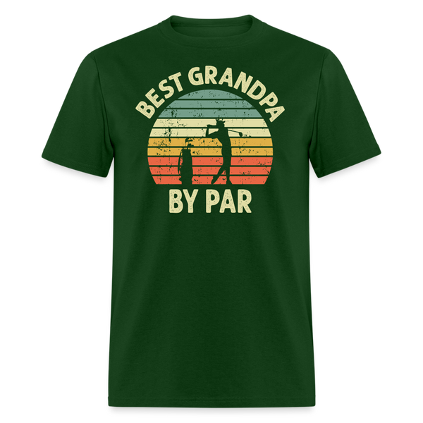 Best Grandpa By Par Unisex Classic T-Shirt - forest green