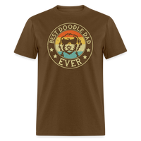 Best Doodle Dad Ever Unisex Classic T-Shirt - brown