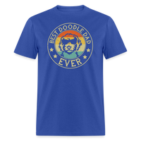 Best Doodle Dad Ever Unisex Classic T-Shirt - royal blue