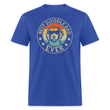 Best Doodle Dad Ever Unisex Classic T-Shirt - royal blue