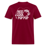 Reel Cool Pop Pop Unisex Classic T-Shirt - burgundy