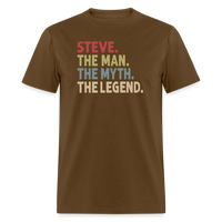Steve the Man the Myth the Legend Unisex Classic T-Shirt - brown