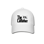 The Catfather Baseball Cap - white
