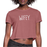 Wifey Women's Cropped T-Shirt
